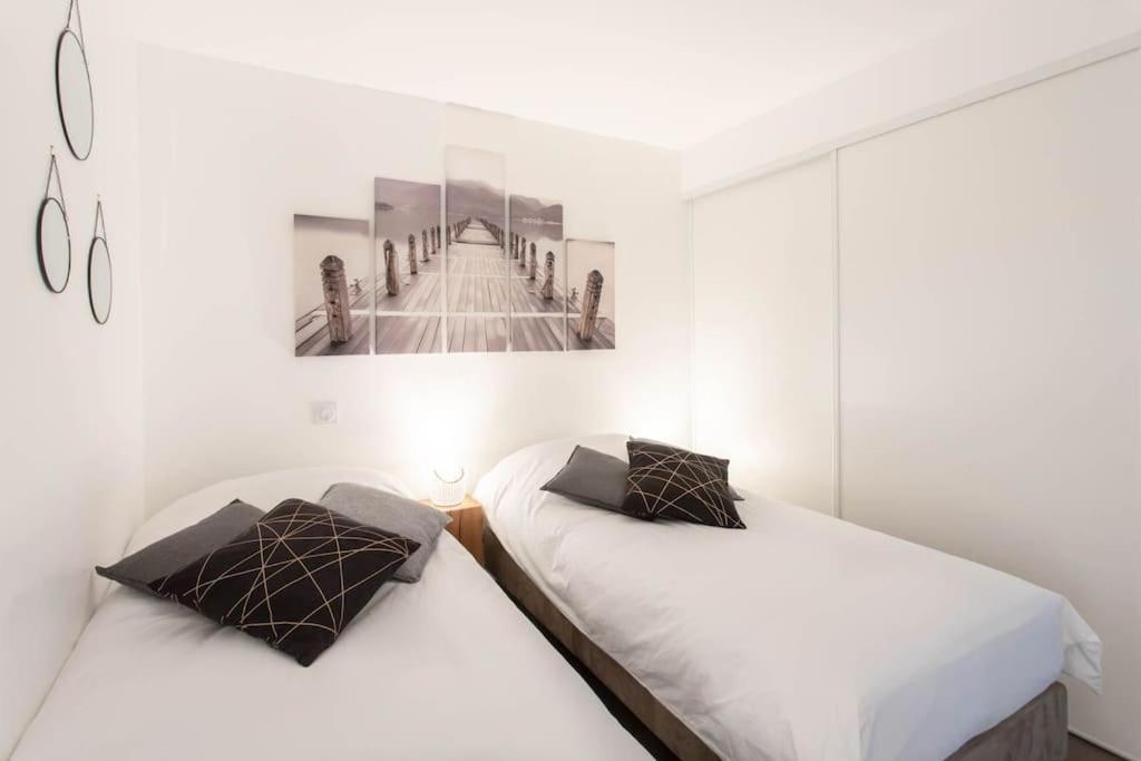 Appartement A7- 2 Bdr Sea & Mountain View - Ac, Parking, Pool & Terrace à Antibes Extérieur photo