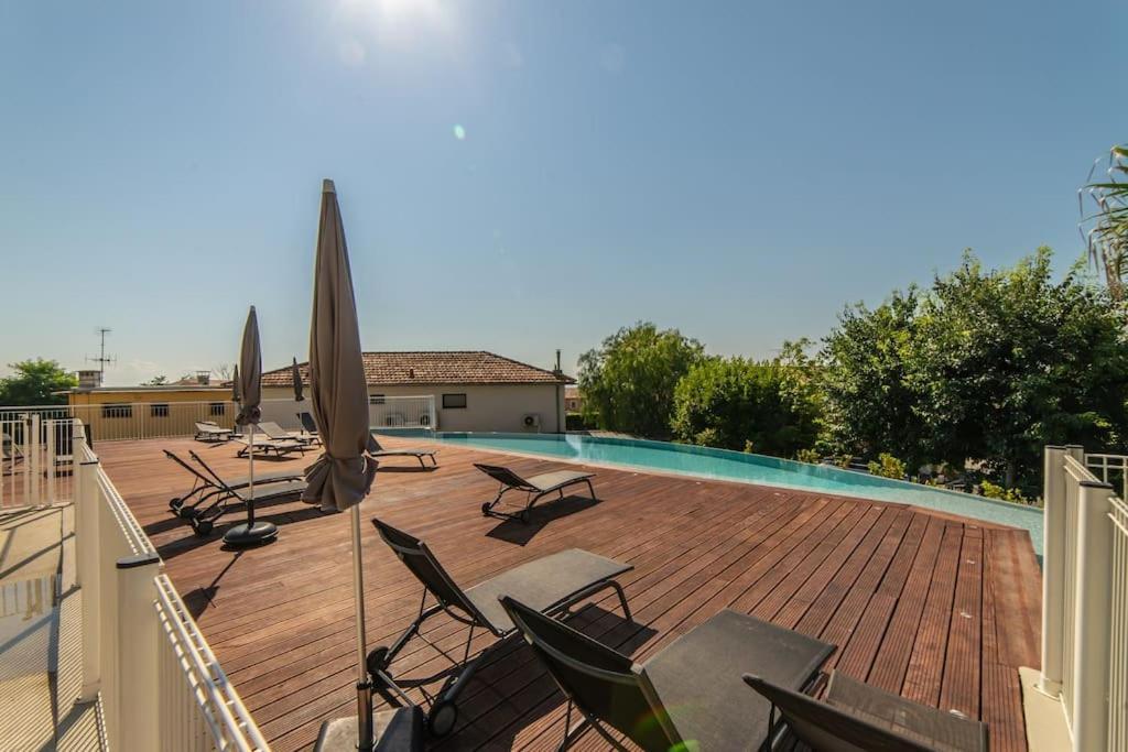 Appartement A7- 2 Bdr Sea & Mountain View - Ac, Parking, Pool & Terrace à Antibes Extérieur photo